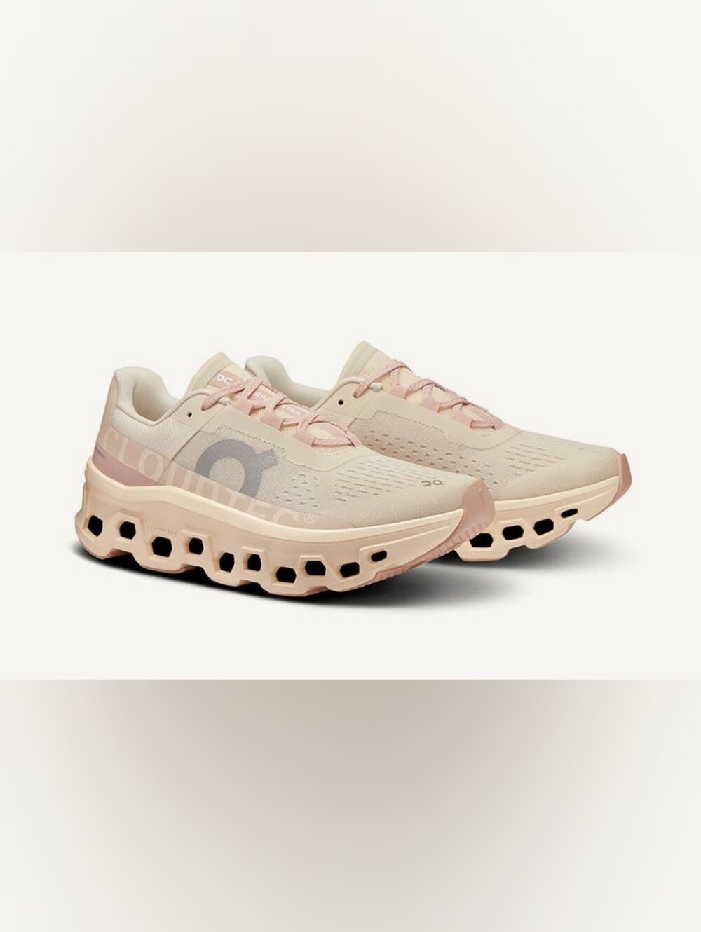 On Cloudmonster Women's Moon / Fawn Size 7.5